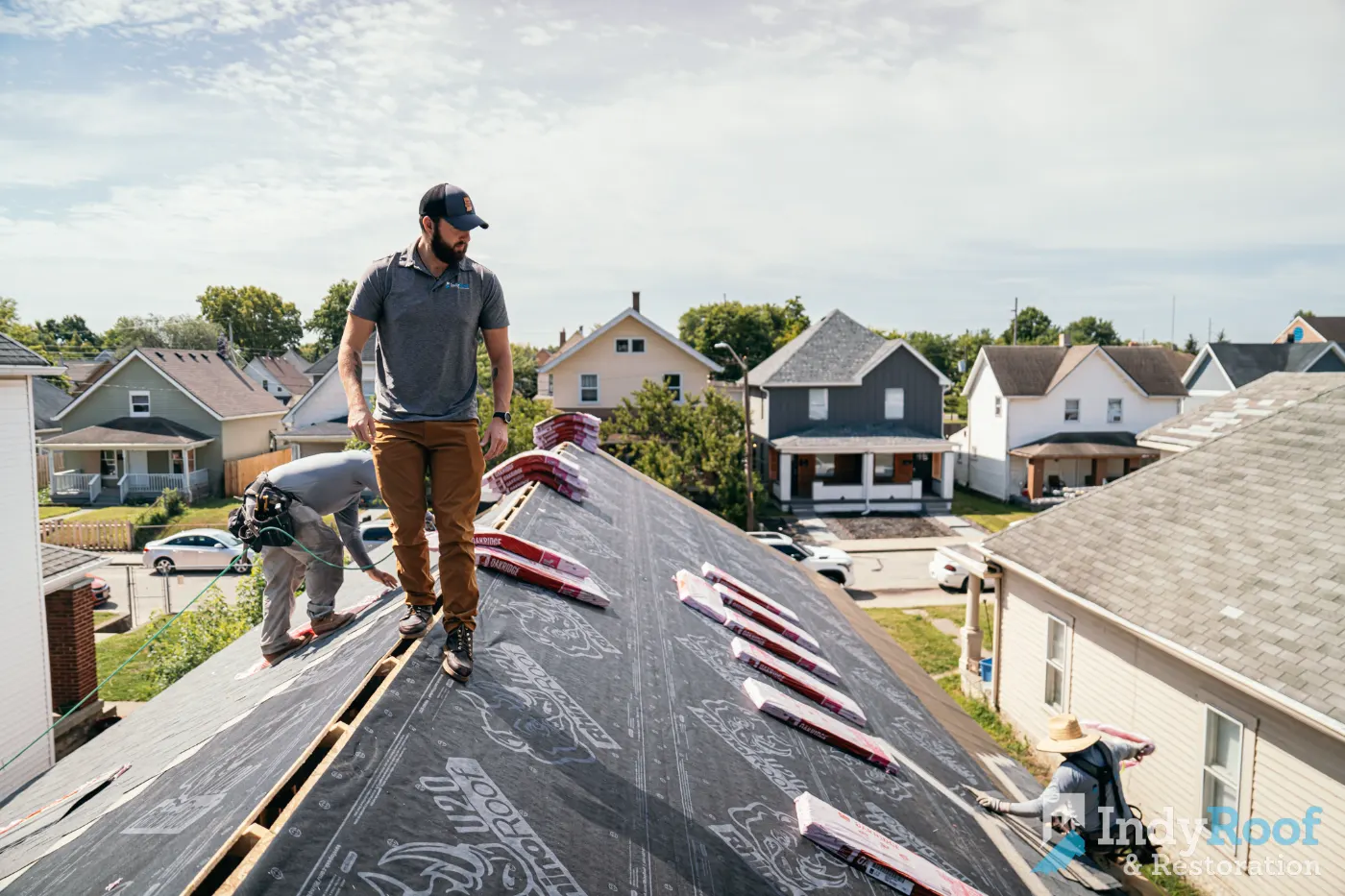 Roofing by Meridian-Kessler Roofing near Broad Ripple, IN