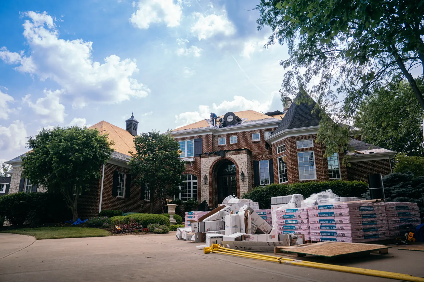 Flashing and seam work in Meridian-Kessler